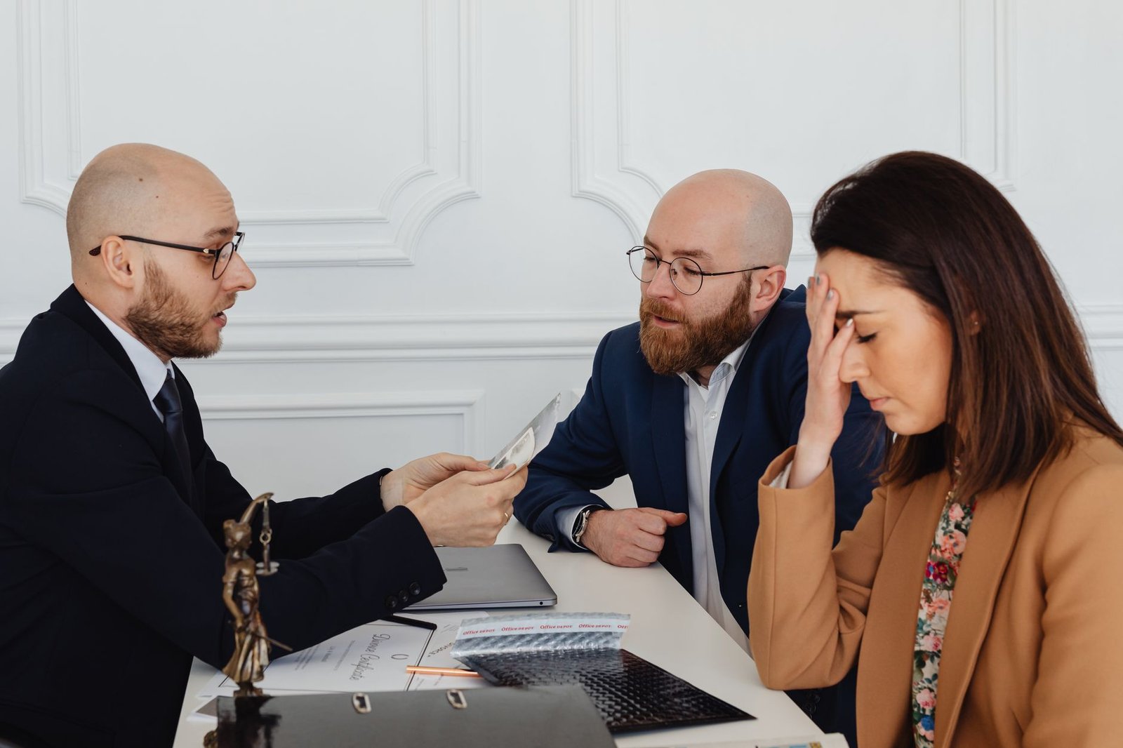 Veteran and spouse discussing a VA disability severance pay offset situation with an advisor